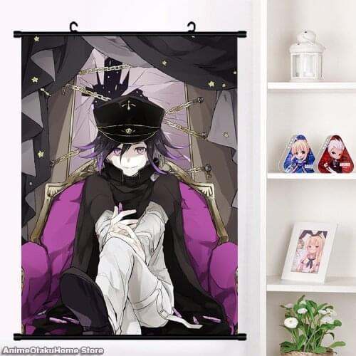 Anime Danganronpa V3 ouma kokichi Nanami ChiaKi Naegi Makoto Wall Scroll Mural Poster Wall Hanging Poster Home Decor Collection