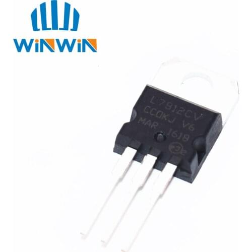 Free shipping 100PCS L7812CV TO-220 L7812 LM7812 7812 Positive-Voltage Regulators