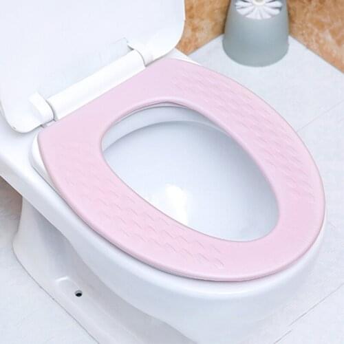Toilet Seat Cover Waterproof EVA Toilet Seat Mat Reusable Warm Soft Pad Bathroom HFing