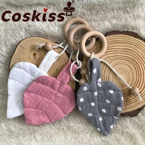 Coskiss 1Pc Baby Toys Baby Bibs Waterproof Leaf Shape Baby Eating Accessory Bpa Free Silicone Teethers Baby Teether Stuff