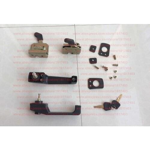 Cabins door lock, JINMA/JM Tractor Parts, 18-65HP tractors' cabins