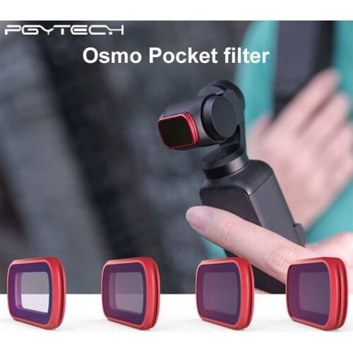 PGYTECH OSMO POCKET Light Red Snorkeling Filter(Pro) Diving Filter for DJI OSMO Pocket Gimbal Accessories DJI OSMO Pocket Filter