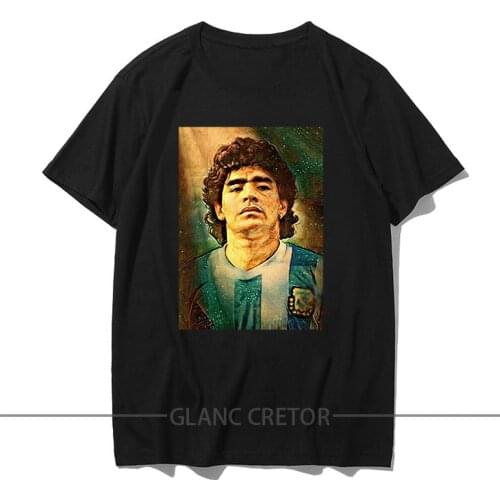 Summer Clothes T Shirt Men O Neck tee funny t shirts Diego Maradona Men Casual T-Shirt