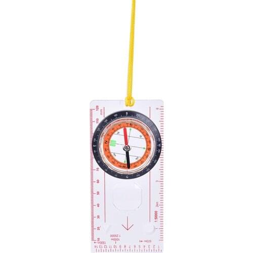 Best Deal Outdoor Portable Hiking Camping Ruler Map Magnifier Liquid Filled Compass high quality