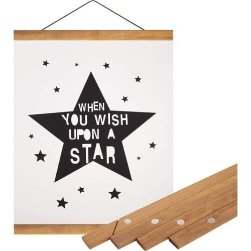 A3 A4 Size Magnetic Wood Frame For Poster Print Hanging Canvas Wall Art Home Decoraton 4 Colors Dropshoping Wholesale