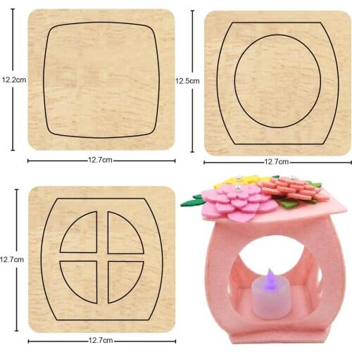 Christmas Lantern Package wood Die-cutting Clipboard Leather Cloth Process Die Fit Common Die Cutting Machines on the Market New