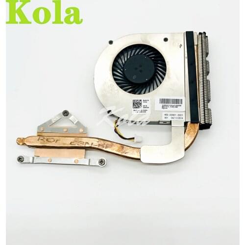 Original laptop heatsink cooling fan cpu cooler For DELL Inspiron 3541 3542 3543 3442 3443 5748 5749 CPU heatsink 09W0J6 0511FV
