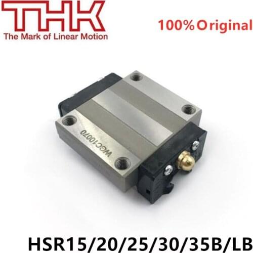Original THK linear rail block slider carriage HSR15B HSR20B HSR25B HSR30B HSR35B HSR20LB HSR25LB HSR30LB 3D printer CNC parts