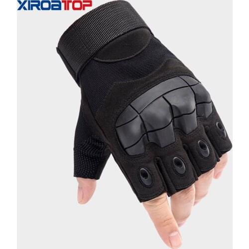 Men Women Outdoor Sport Tactical Gloves Airsoft Half Finger Hiking Gloves Military Combat Cycling Bike Gloves Protective Gear