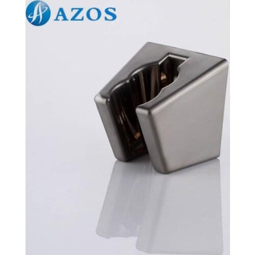 Plastic ABS Handheld Shower Head Holder Bracket Wall Mount Bathroom Accessories Polished Silver Nickel Brush 2 Color HSZ003