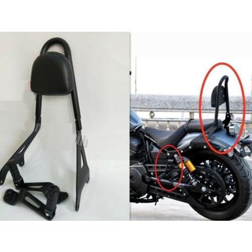 Backrest Sissy Bar & Rear Passenger Foot Pegs Left Right for Yamaha Star Bolt XV950 C R Spec