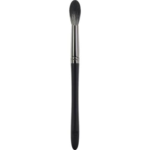 V18 Professional Handmade Makeup Brush Soft Silver Fox Hair Small Tapered Highlighter Brush Ebony Handle Make Up Brushes