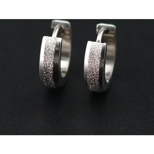 Punk Stainless Steel Hoop Earrings Men Ear Wrap Earrings Stud Single Earring Women Jewelry luxury Earrings Gold Fashion Trendy
