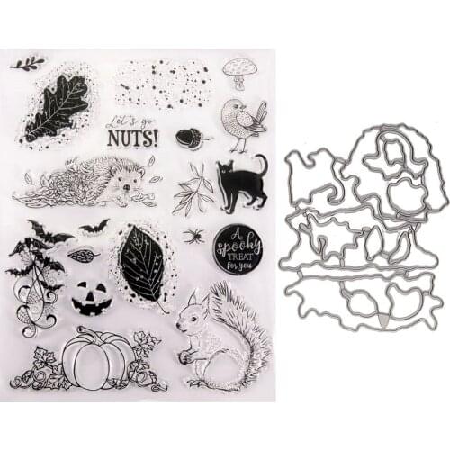 Silicone Clear Stamps CUTTING DIES For Scrapbooking STENSICLS ANIMALS DIY PAPER Album Cards MAKING Transparent RUBBER Stamp MOLD