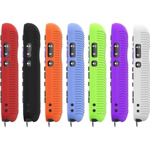 Silicone Protective Cover Case For 2021 RokuVoice Remote Pro Non-slip Dustproof Shockproof Waterproof Washable TCL Voice Remot