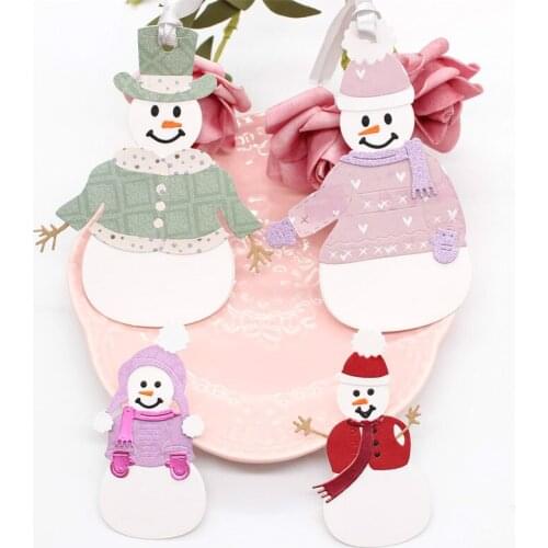 ZFPARTY Snowman Metal Cutting Dies Stencils for Scrapbooking/photo album Decorative Embossing Paper Cards