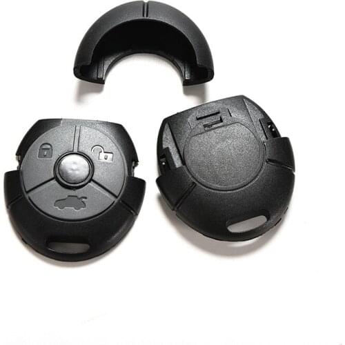 1PC 3 Button Remote Key Fob Case Shell For MG Rover ZT ZR ZS Rubber Button Pad Replacement