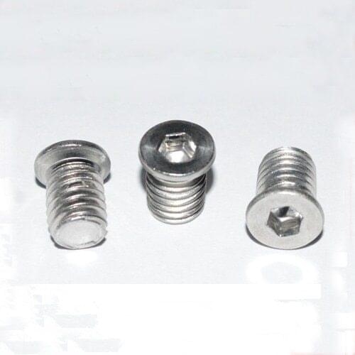 20pcs M4 Allen small countersunk screws hex socket thin flat head screw mechanical bolts stainless steel bolt 6mm-10mm long