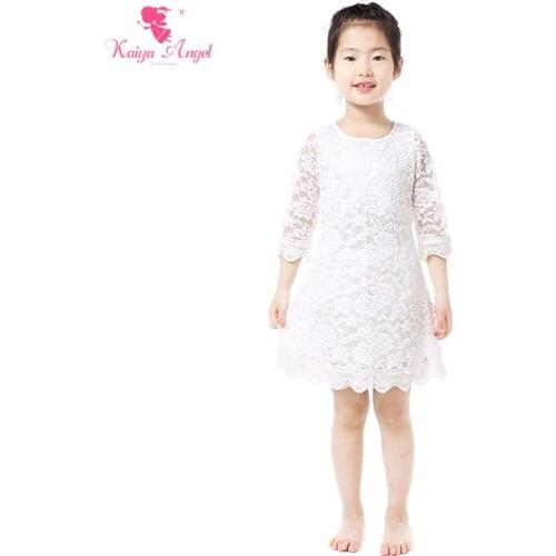 2018 Kaiya Hot Wedding Party Princess Toddler girls Summer Flower Girl Dresses Designs Fall Toddler winter Baby Birthday Present