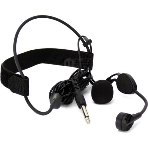 6.35mm Jack Earhook Mic Dynamic Microphone Capsule For WH20TQG Musical Instruments Guitar Sax Drum Audio Mixer DJ Singing PC KTV