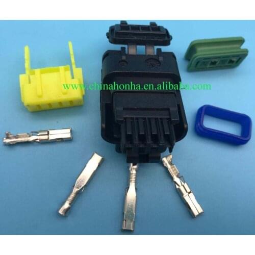 Free shipping 211PC042S4021 Female Plastic Connector 1.5mm Series 4 Pins Waterproof Truck Den-so Connector NEW DJ7047Y-1.5-21