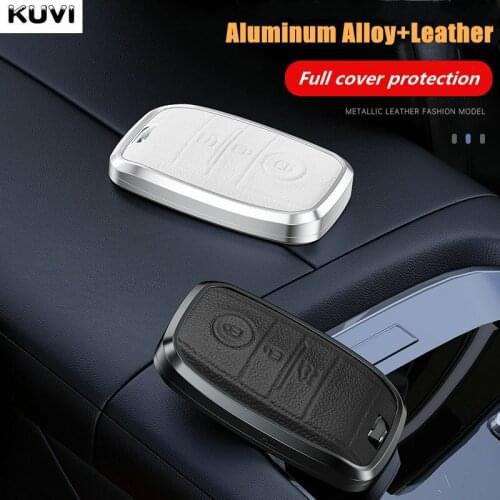 Alloy Leather Car Key Cover Case Protective Shell for Kia Ceed Rio Rio5 Sportage R K3 KX3 K4 K5 Ceed Sorento Cerato Optima