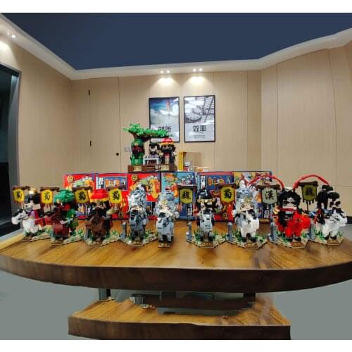 Decool Three Kingdoms Journey to the West Monkey King Cao Cao Zhuge Liang brickheadz building block toys for children gifts