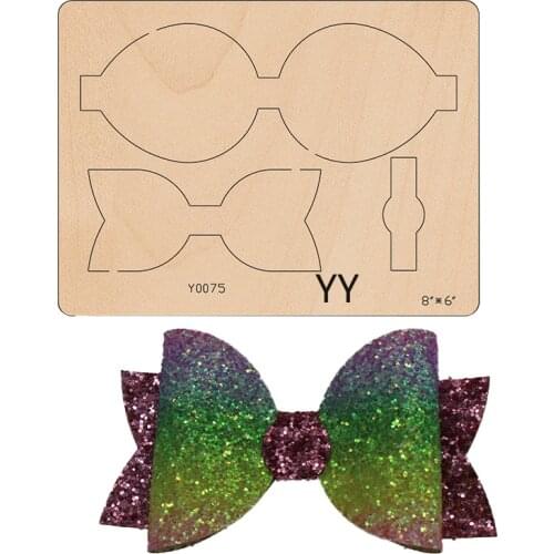 Bow DIY YY075YY Wooden Mold Scrapbook Cutting Dies Suitable For Market General Machines