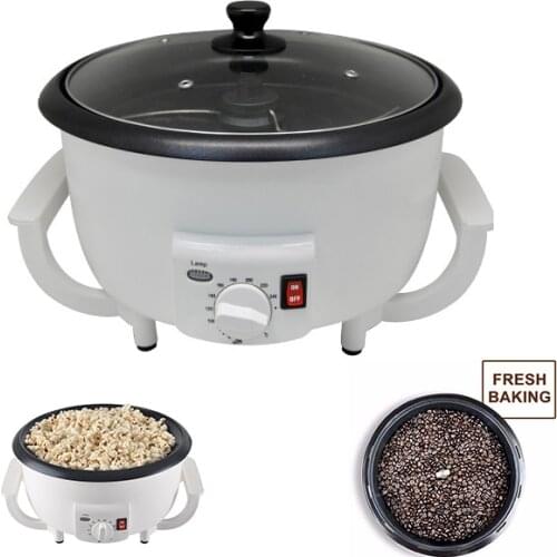 Electric Coffee Roaster Home Coffee Beans Machine Roasting Baking Tools Mini Popcorn Machine Household Grain Drying 110V/220V