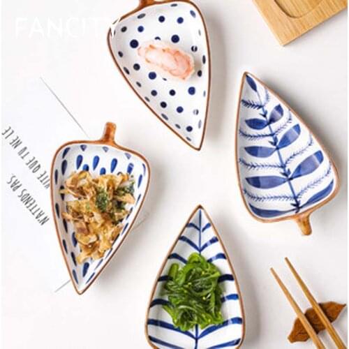 FANCITY Japanese-style small dish dipping sauce sauce dish seasoning bowl seasoning dish ceramic vinegar dish household cute sma