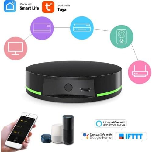 IR Remote Control Smart Wifi Universal Infrared Tuya For Smart Home Control For TV DVD Aud AC Works With Amz Alexa Google Home
