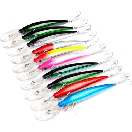Artificial Minnow Fish Hard Lure Jig Fishing Bait Tackle with Two Hooks Tool 3D Eyes Crankbait Wobblers Artificial Plastic Bait