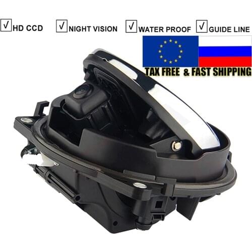 VW REAR VIEW LOGO CAMERA CCD REVERSING BACKUP CAMERA ROTATING FLIP FOR VW JETTA GOLF BEETLE PASSAT CC POLO MK6 MK7 B6 B7 B8 MIB