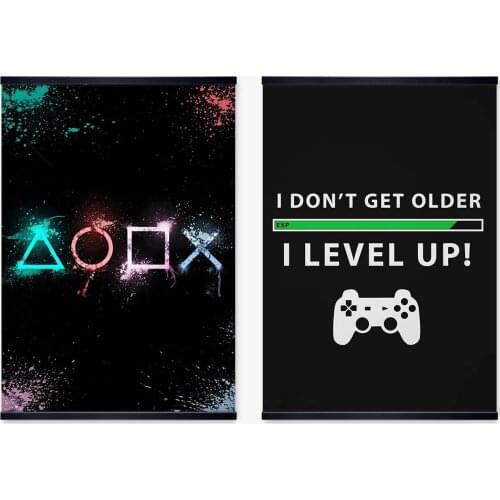 5D DIY Diamond Painting Playstation 5 Game Poster Gamepad Joystick Symbols Gaming Wall Picture Kids Room Decorative Home Decor