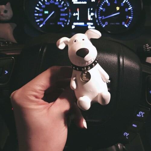 Creative Smile Dog Ornaments Car Vents Perfume Clip Air Freshener Automobile Interior Fragrance Decoration