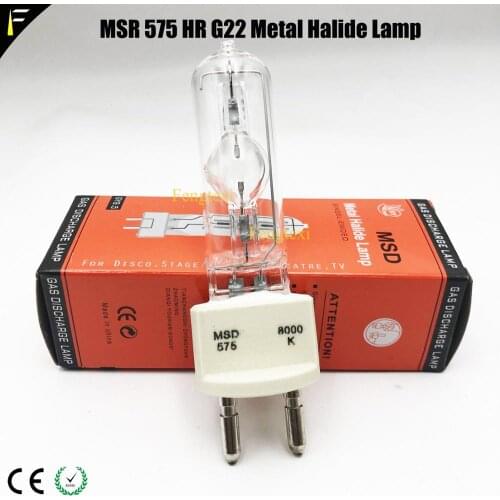 Msd575/2 NSD575 G22/GX9.5 Computer Moving Head Light Lamp Soure msd 575w Auto Show Lamp Spotlight Bulb HSD 575/60