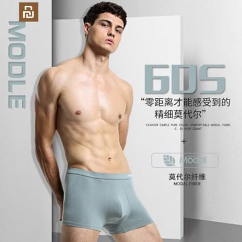 5-color xiaomi youpin mens underwear modal one-piece U-convex solid color comfortable underwear