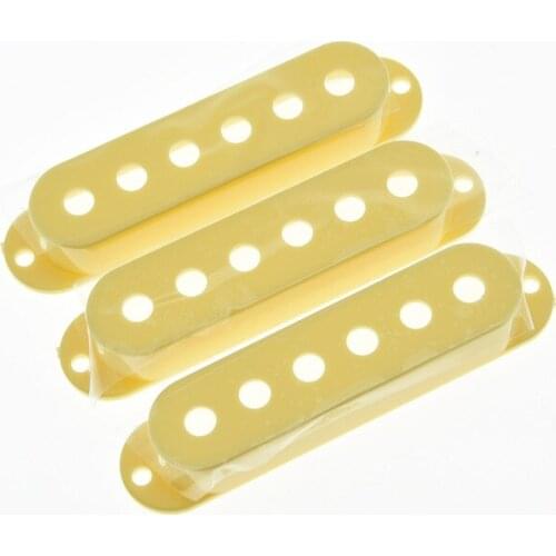 DOPRO Set of 3 Green Single Coil Guitar Pickup Cover 52mm Pole fits ST