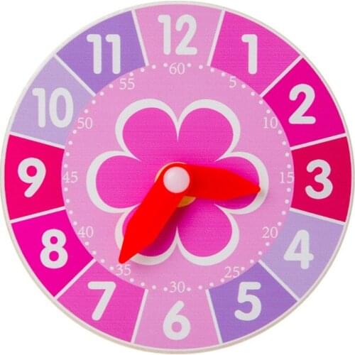 Learn How to Tell Time Teaching Clock Classroom Demonstration Night and Day Learning Clock