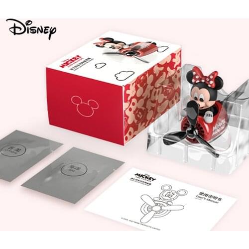 Disney Mickey Mouse Car Air Freshener Aromatherapy Pilot Rotating Propeller Air Outlet Fragrance Flavor Bear Car Accessories