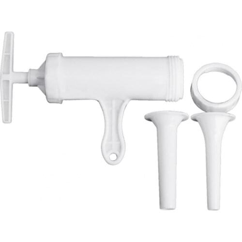 1Set Portable Sausage Stuffer Smooth Edge Sausage Making Food Grade Manual Sausage Maker for Kicthen Tools Supplies Accessories