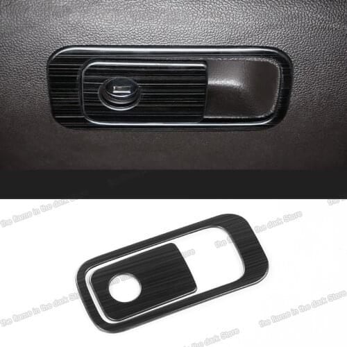 Lsrtw2017 Stainless Steel Car Co-driver Storage Glove Box Switch Frame for Volkswagen Atlas Teramont Vw 2017 2018 2019 2020 Auto