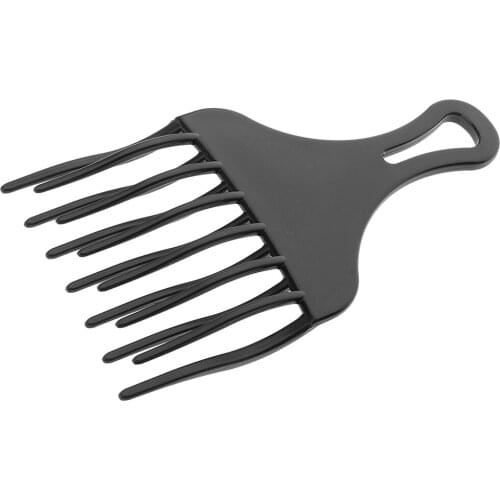 Wide Tooth Plastic Afro Hair Pick Comb Wigs Braid Styling Lift Hairbrush