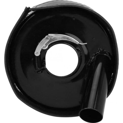 5in Adjustable Hook and Loop Angle Grinder Dust Shroud Aluminum Grinding Protective Cover Dust Collector Attachment Cover Tool