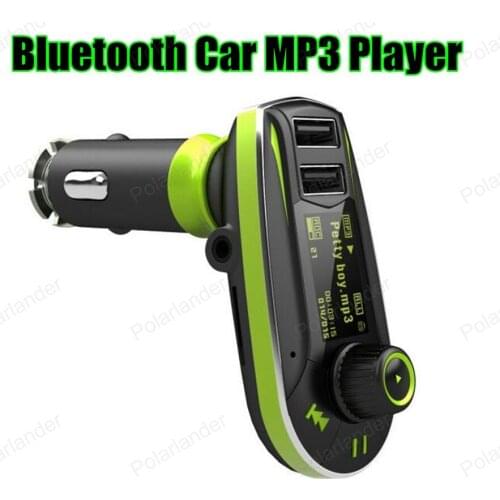 Universal Wireless BluetoothHands free Car Kit FM Transmitter MP3 Player With Audio USB Car Charger