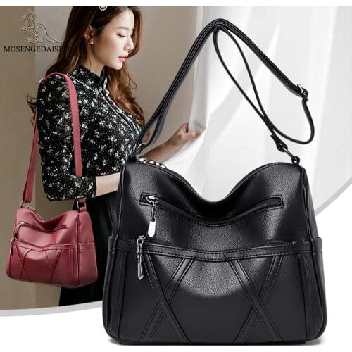 High Quality Genuine Leather Women Handbag Casual Shoulder Bags Luxury Brand Cowhide Ladies Messenger Bag Female Small Tote Bag