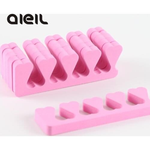 5PCS Sponge Finger Toe Separator Soft Foam Divider Gel Polish for Nail Salon Anti Touch Manicure Pedicure Nail Art Tools