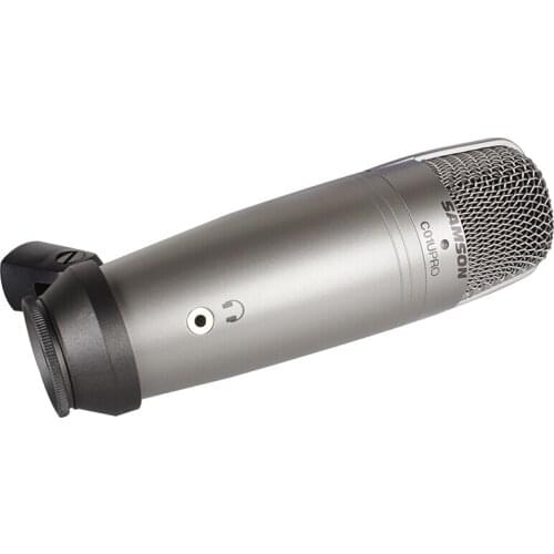C01U Pro USB Studio Condenser Microphone with Real-time monitoring large diaphragm condenser microphone for broadcasting