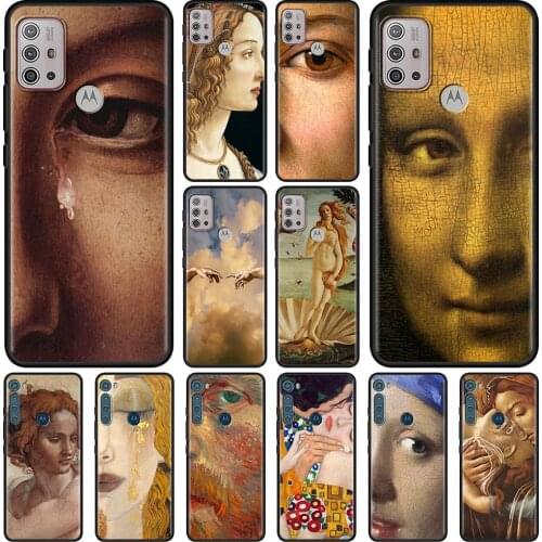 Art Paintings The Birth Of Venus Case For Moto One Fusion Hyper Edge E6s Capa for Moto G30 G10 Power G9 Play G8 Lite G Stylus