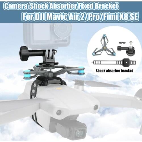 Action Camera Fixed Bracket Shock Absorbe Holder For DJI Mavic Air 2 For Autel EVO 2 Drone aircraft camera Rack #618